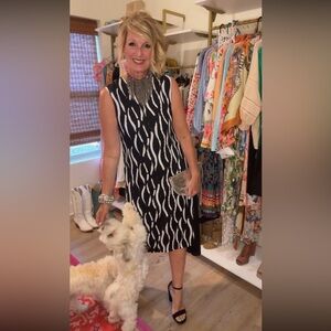 Abstractct Print Dress